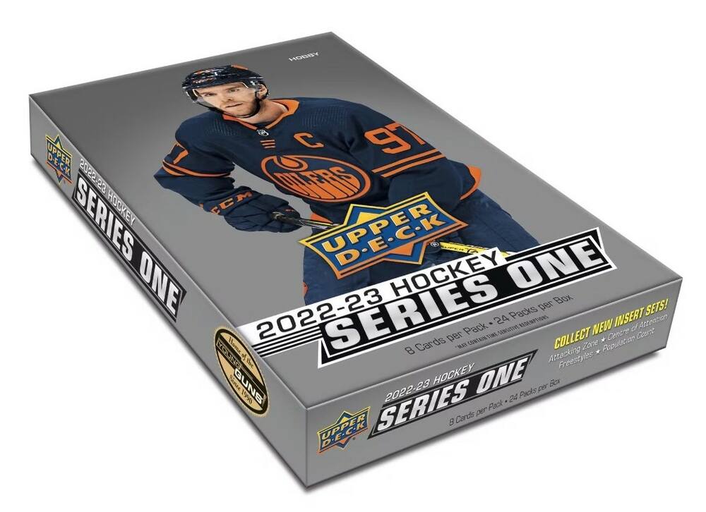 2022-23 Upper Deck Series 1 Hockey Hobby 12-Box CASE
